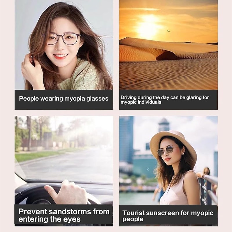 As Shown Size Embedded Sunglasses For Girls Boys Oversized Hip Hop Shades Travel Photo Props - Image 5